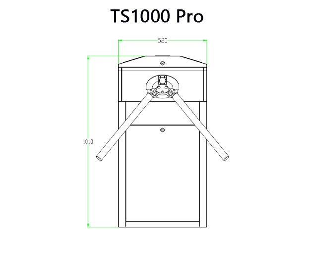 ขนาดด้านข้าง TS1000 Pro