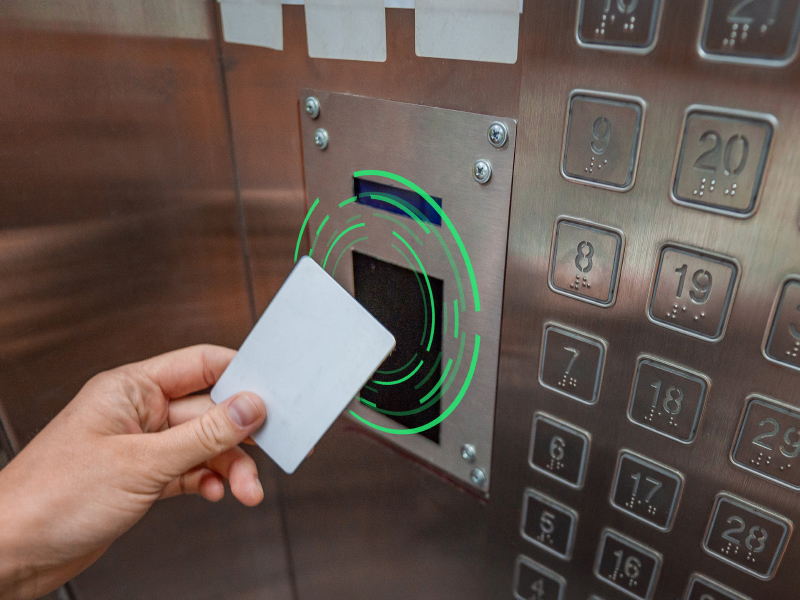 Access Control Elevator, Visual Privacy Lift